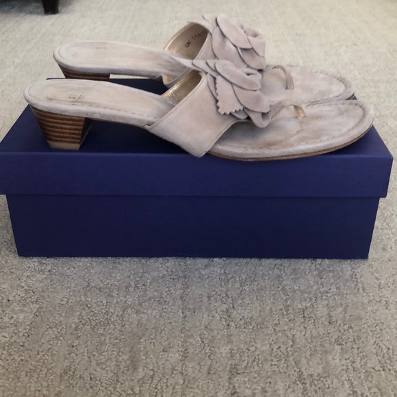 Stuart Weizmann Suede Sandals - Picture 3 of 8